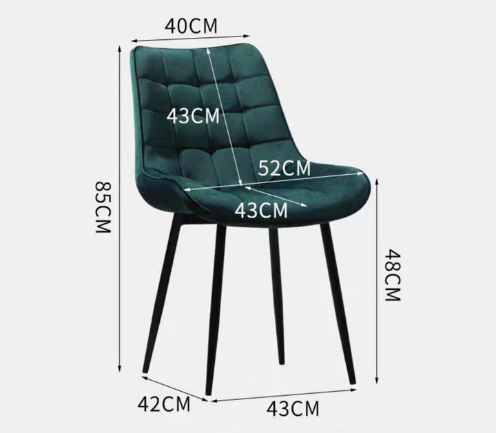 TITANIA Modern Velvet Dining Chair