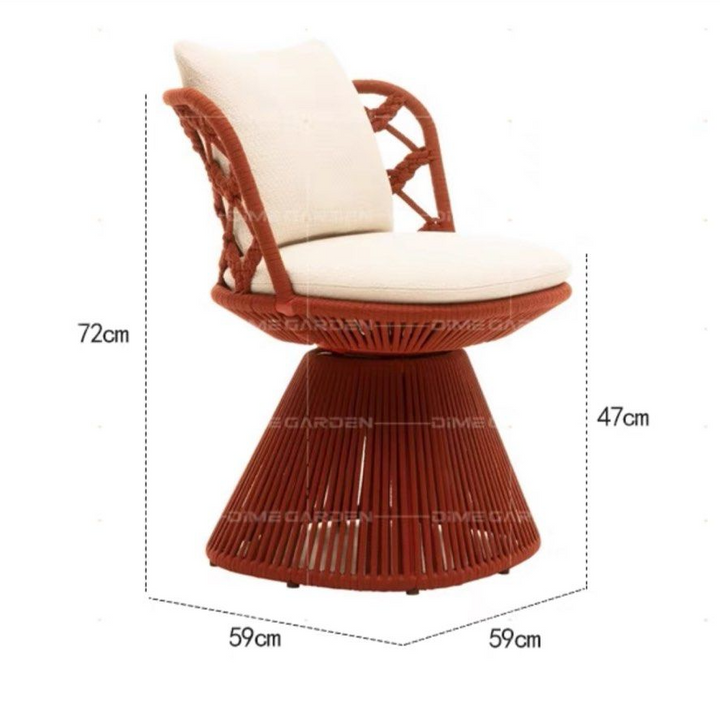 SIMIRO Modern Outdoor Chair