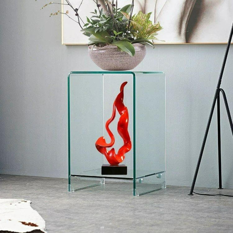 CHANI Modern Glass Side Table