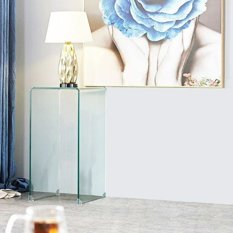 CHANI Modern Glass Side Table