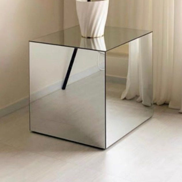 CLEMENS Modern Acrylic Mirrored Side Table