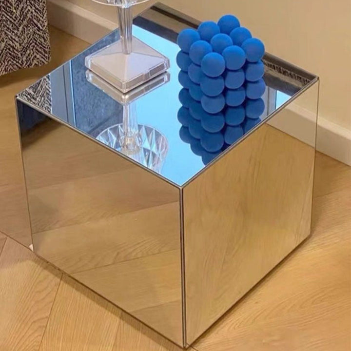 CLEMENS Modern Acrylic Mirrored Side Table