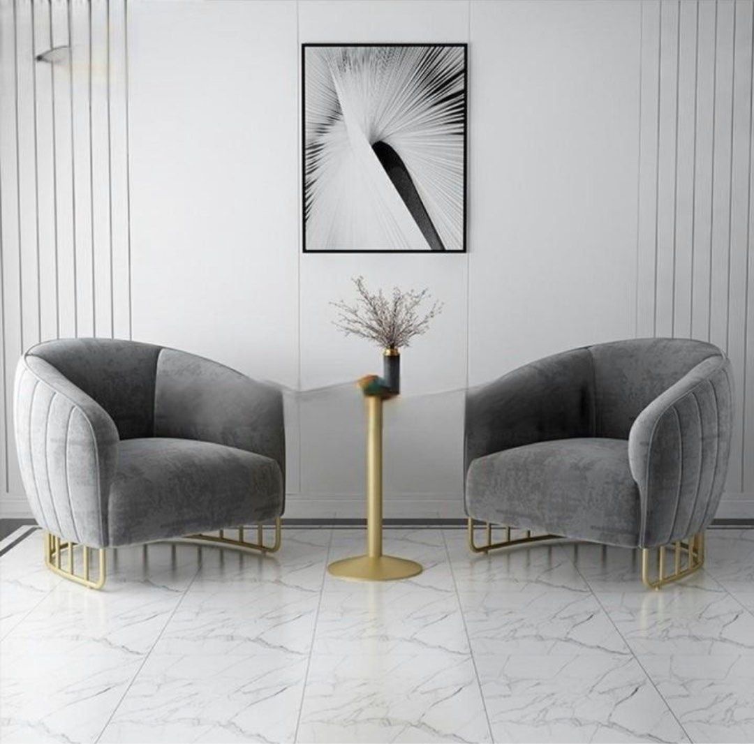 SPENCER Modern Velvet Lounge Chair