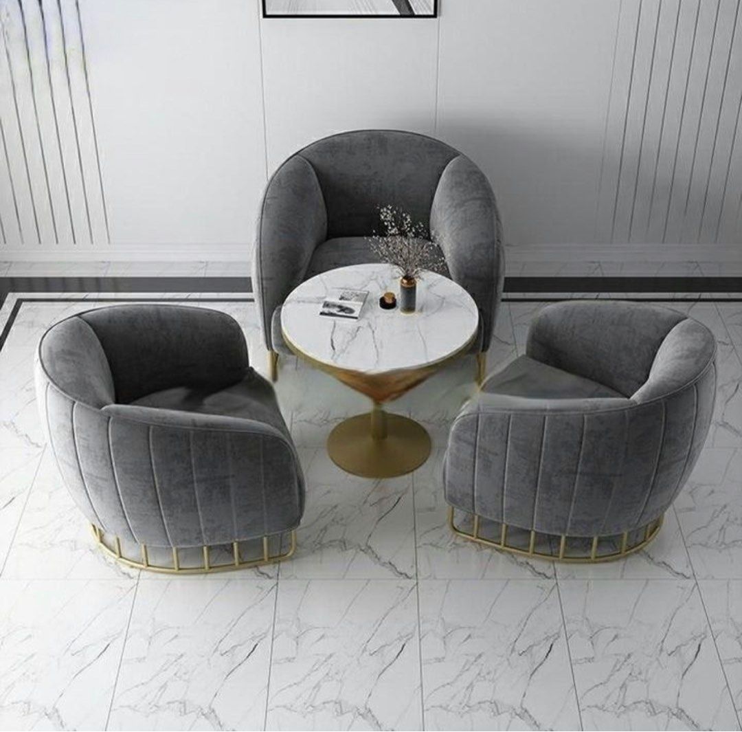 SPENCER Modern Velvet Lounge Chair