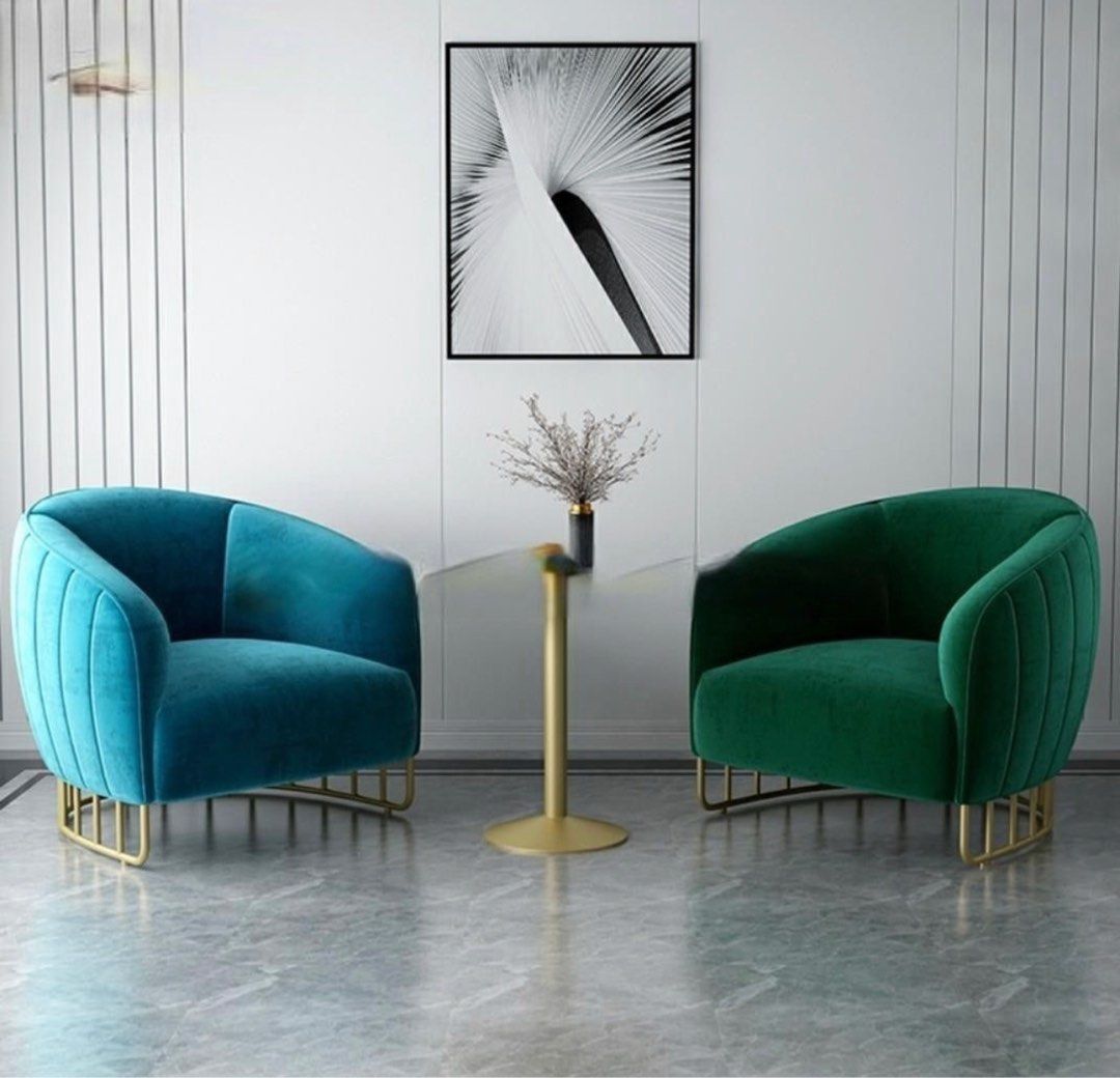 SPENCER Modern Velvet Lounge Chair