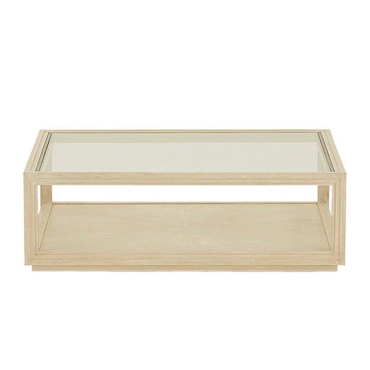 RELSKY Rustic Solid Wood Coffee Table