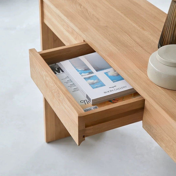 BRIAR Solid Oak Wood Console Table