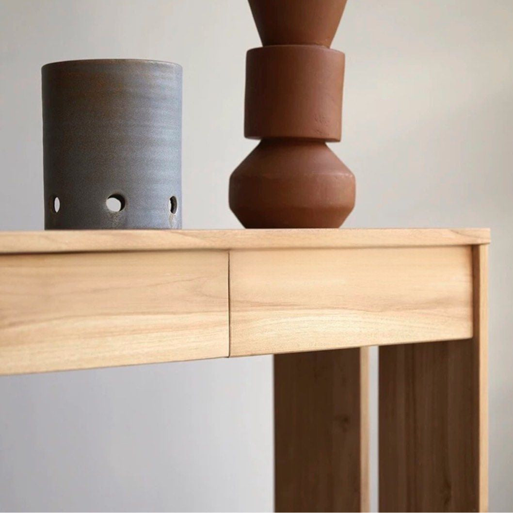 BRIAR Solid Oak Wood Console Table