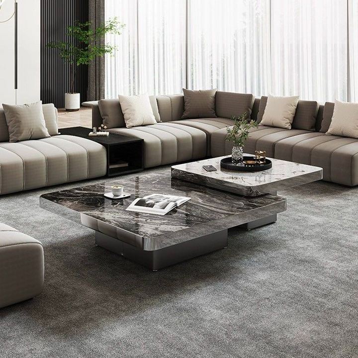 MARQUEZ Modern Sintered Stone Coffee Table