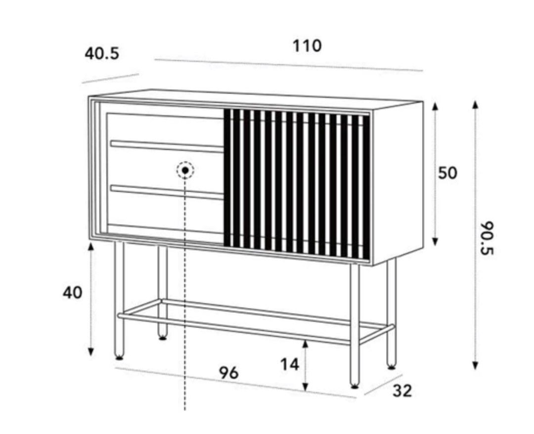 STUMMIO Wood Storage Sideboard