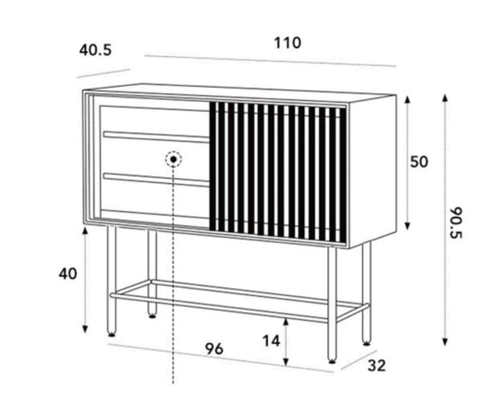 STUMMIO Wood Storage Sideboard