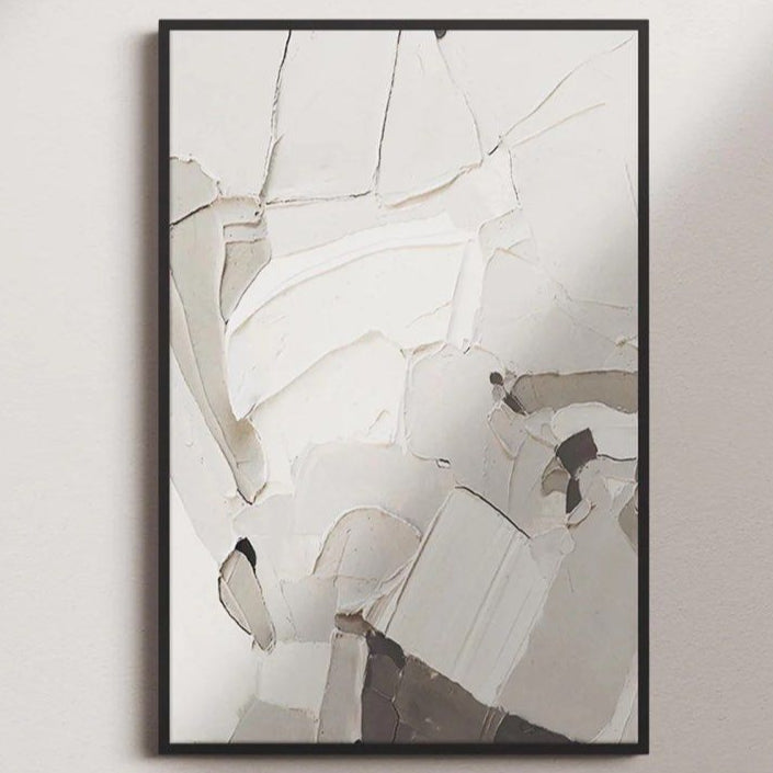 SABLES Grey Hand Painted Wall Art