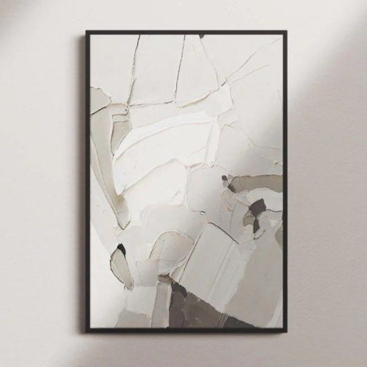 SABLES Grey Hand Painted Wall Art