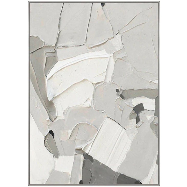 SABLES Grey Hand Painted Wall Art