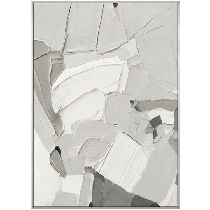 SABLES Grey Hand Painted Wall Art