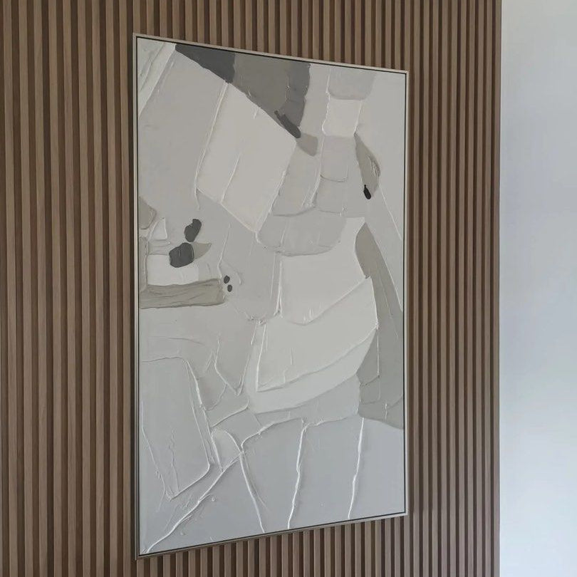 SABLES Grey Hand Painted Wall Art