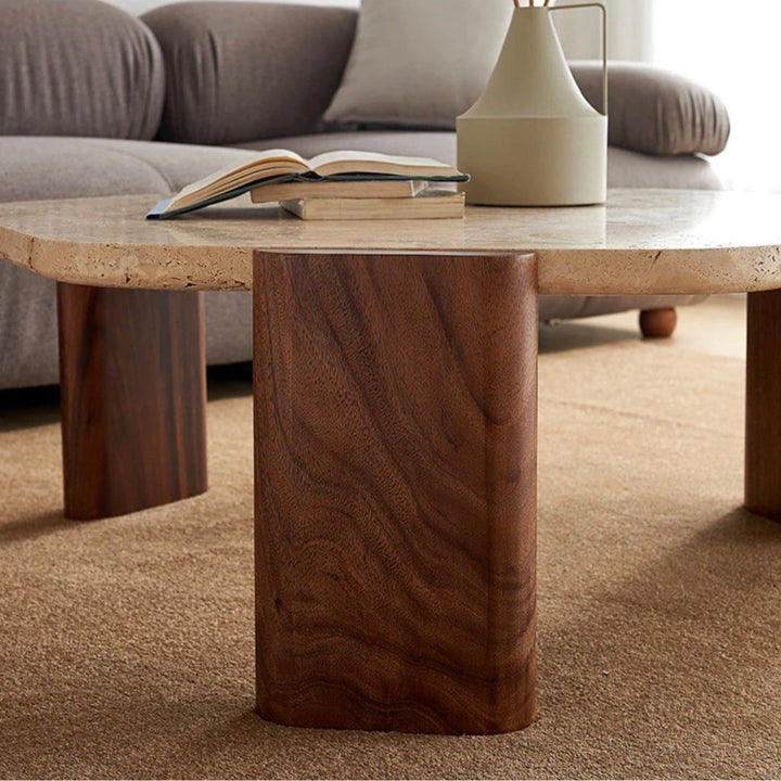 WALLY Travertin Coffee Table