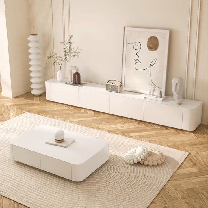 TAVIN Modern TV Console & Coffee Table