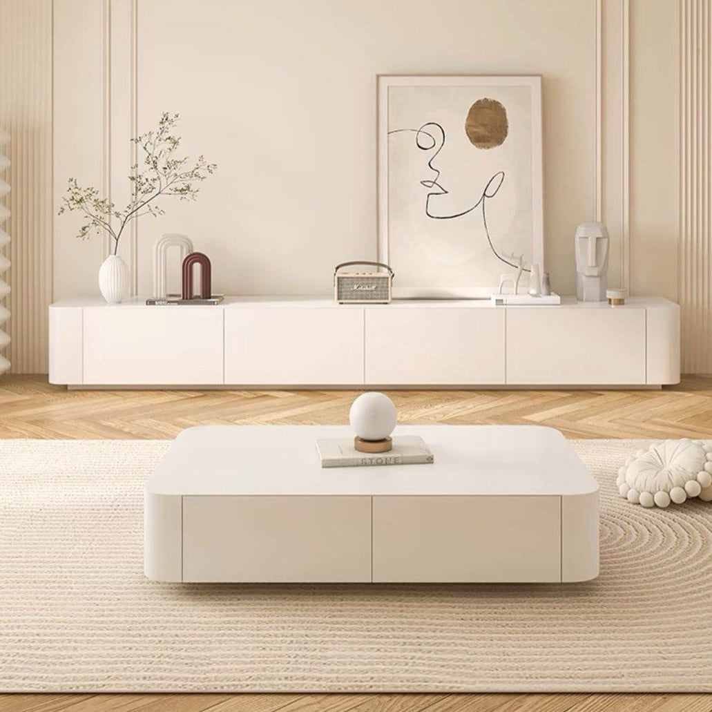 TAVIN Modern TV Console & Coffee Table