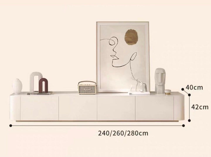 TAVIN Modern TV Console & Coffee Table