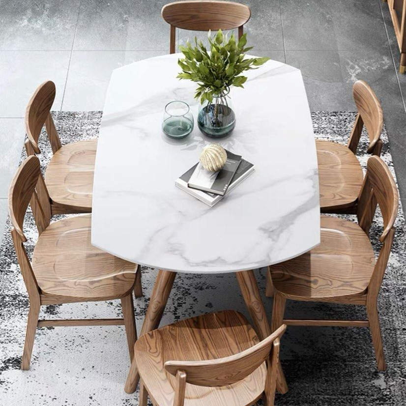 SHEPHERD Modern Round Extendable Dining Table