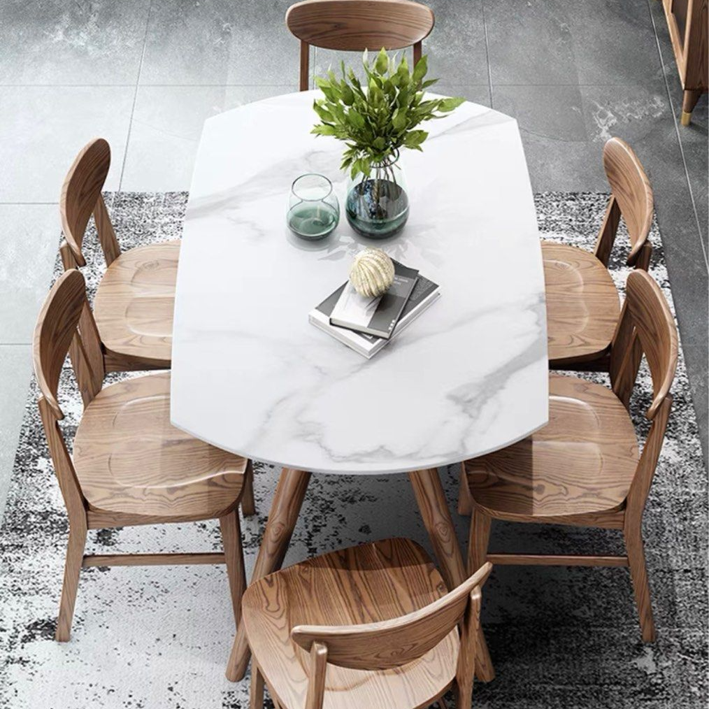 SHEPHERD Modern Round Extendable Dining Table