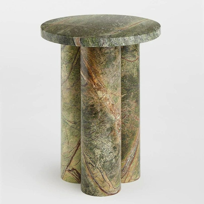 CALADAN Modern Round Marble Side Table