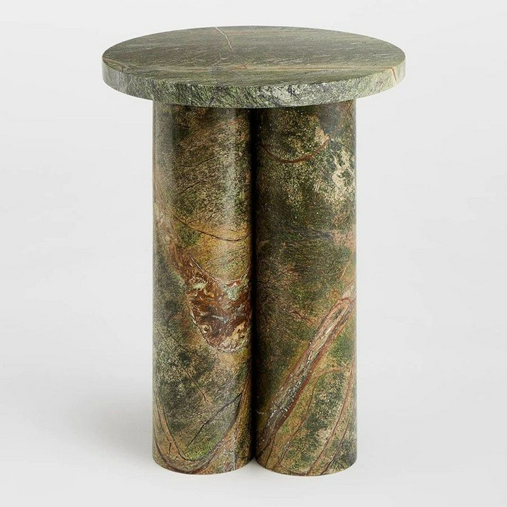 CALADAN Modern Round Marble Side Table