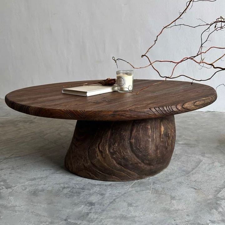 TRISTAN Rustic Solid Wood Coffee Table