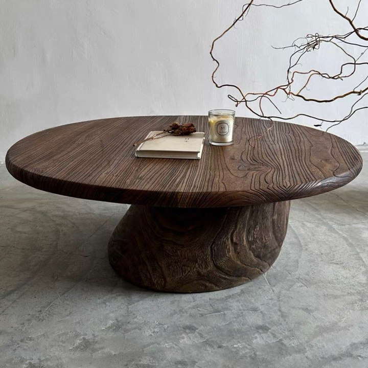 TRISTAN Rustic Solid Wood Coffee Table