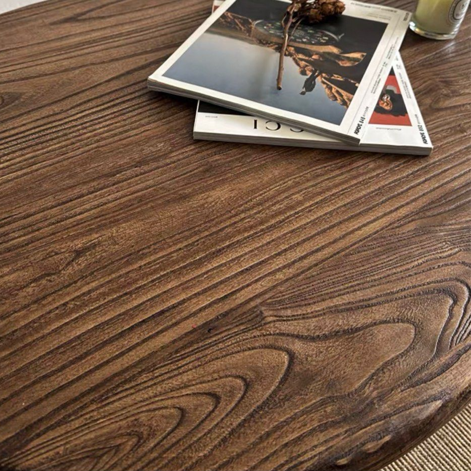 TRISTAN Rustic Solid Wood Coffee Table