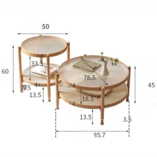 MIZUKI Japandi Coffee Tables