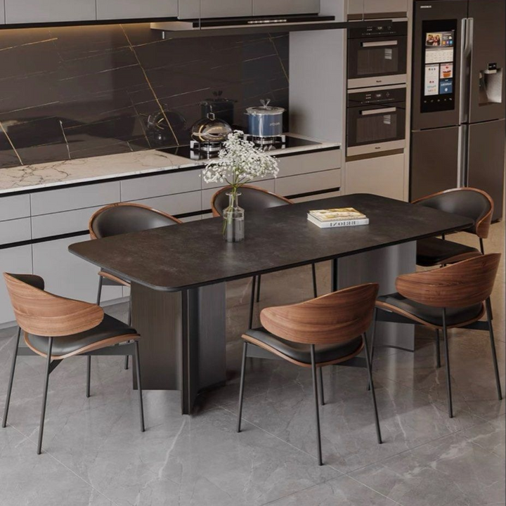 SKELTON Modern Sintered Stone Dining Table