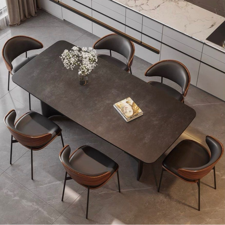 SKELTON Modern Sintered Stone Dining Table