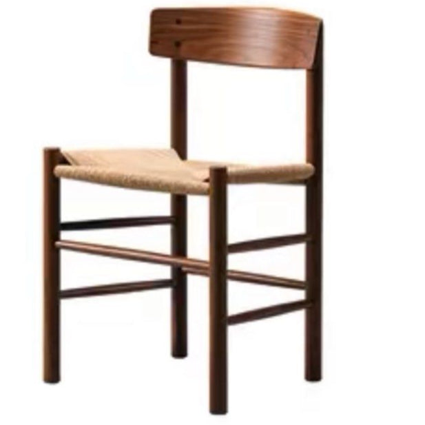 CONSTANTINE Solid Wood With Rattan Dining Chair