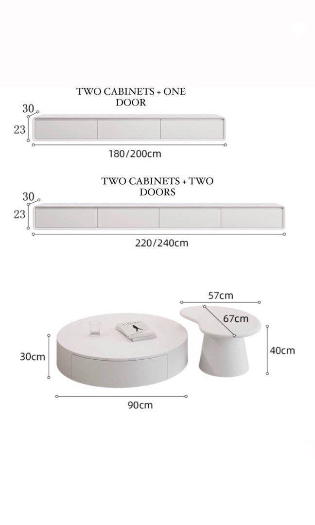 SNYDER Modern Floating TV Console