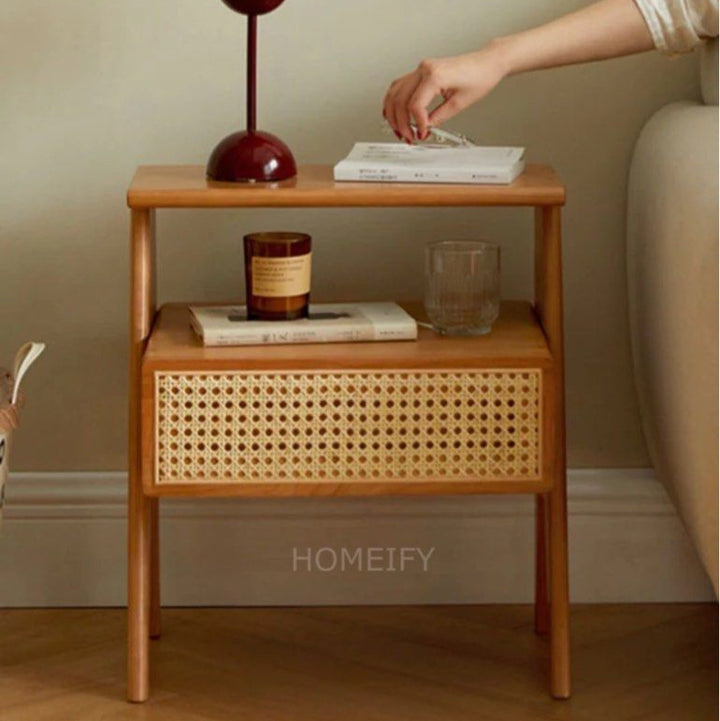 SIDIOUS Solid Wood Nightstand