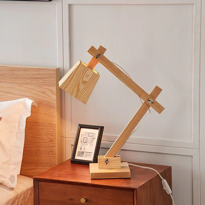 SINGH Solid Wood Table Lamp