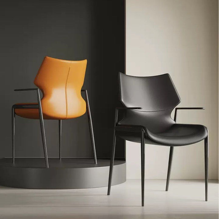 ATUMA Modern Leather Dining Chair