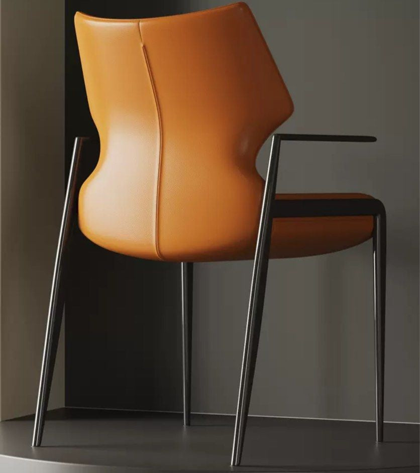 ATUMA Modern Leather Dining Chair