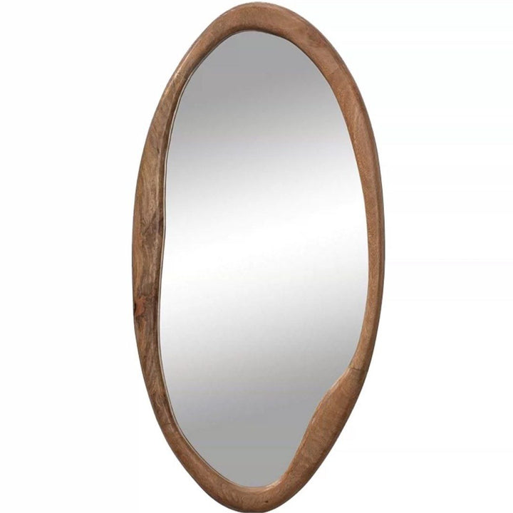 SIVON Modern Walnut Wall Mirror