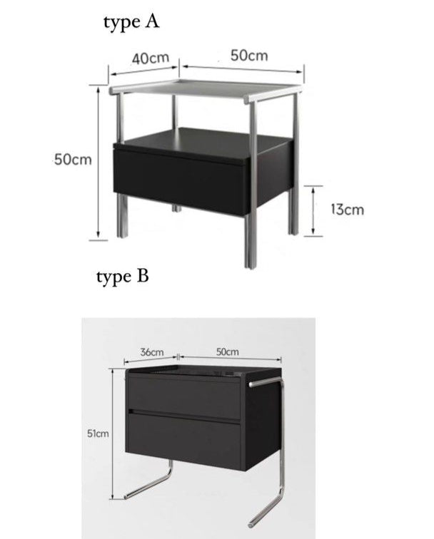 CARRION Modern Side Table / Nightstand