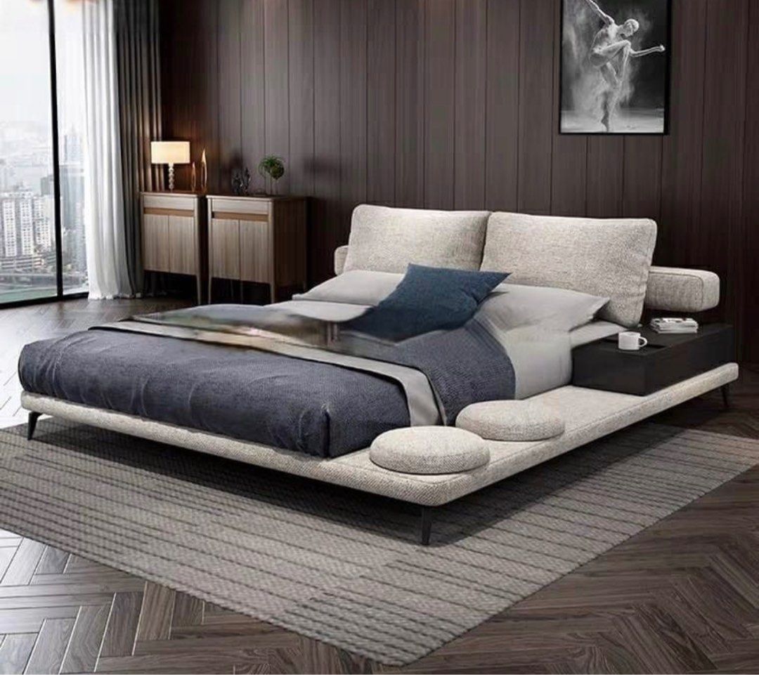 SKINT Modern Japandi Platform Bed