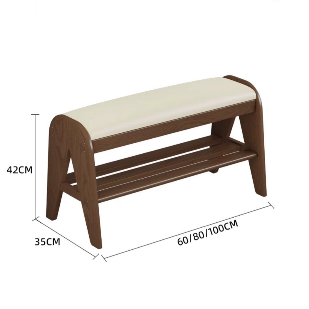 DAHLIA Modern Leather Bench