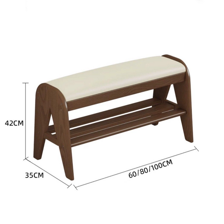 DAHLIA Modern Leather Bench