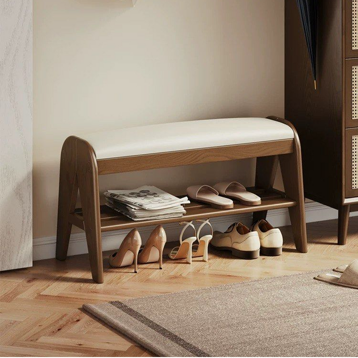 DAHLIA Modern Leather Bench