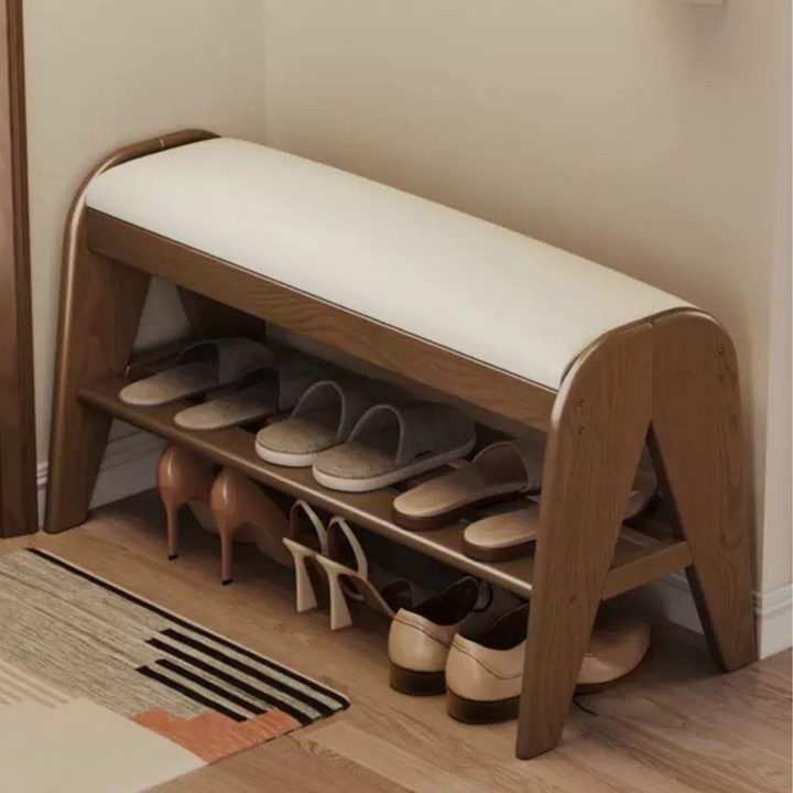 DAHLIA Modern Leather Bench