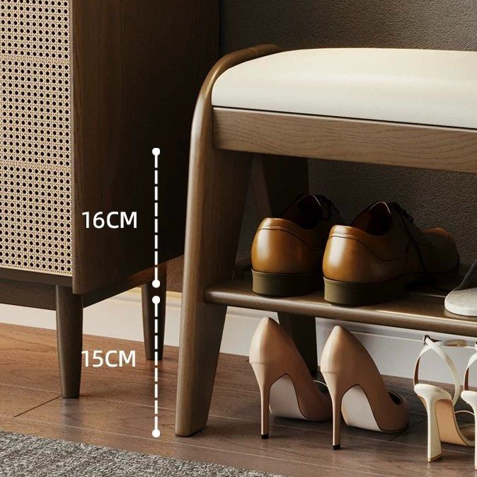 DAHLIA Modern Leather Bench