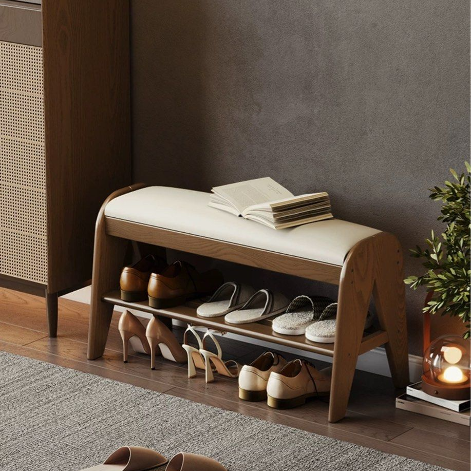 DAHLIA Modern Leather Bench