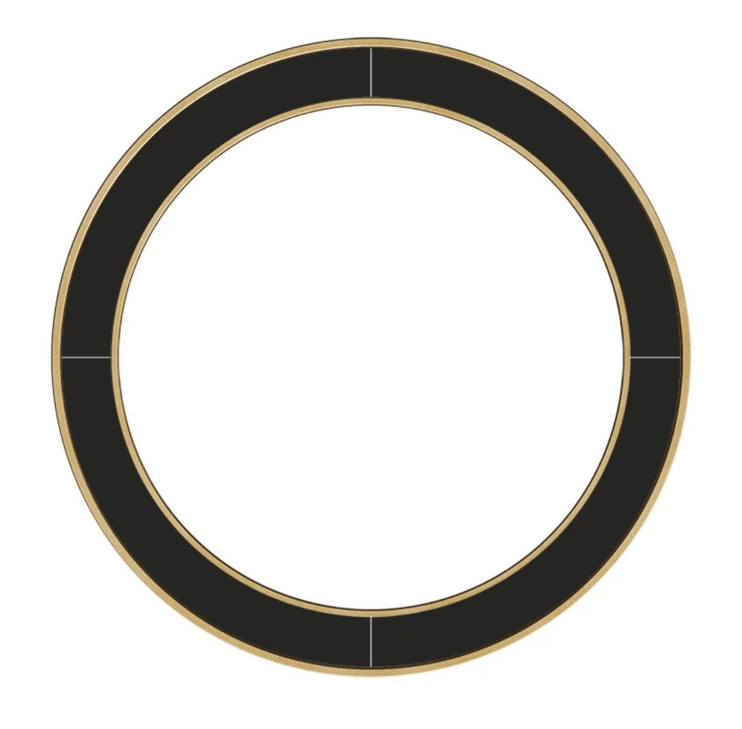 SNEAKO Accent round Wall Mirror